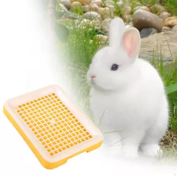 Лоток для туалета Bunny, туалетный лоток для хомяка Potty Side Groove Design,