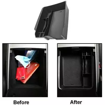 Лоток-органайзер для центральной консоли автомобиля для моделей 2019-2024 гг. Y, 2017-2024 гг. Модель 3, прочный, экономит место