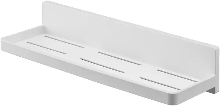 Лоток с крючками для пленки Yamazaki Jitsugyo W30, белый, прибл.. W30 x D10 x H6cm Плита плавающая для хранения навалом для ванной комнаты 6262