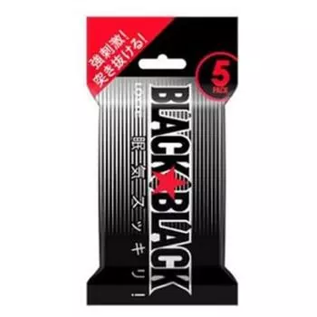 LOTTE BLACK BLACK GUM Тип картона 9 шт. x 5 упаковок Жевательная резинкаСильный мятный вкус вызывает сонливость. Крепкий мятный вкус. Крепкий мятный вкус вызывает сонливость.. Сильный мятный 1