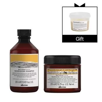 [Lotte Exclusive] Питательный шампунь 250 мл + Набор для укрепления волос 250 мл (+ Маска для волос 75 мл бесплатно)