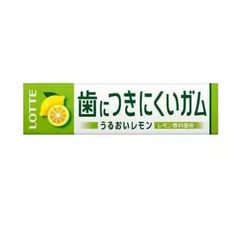 LOTTE Free Zone Gum Lemon 9 шт. Жевательная резинка, смешанная с эфирным маслом лимона из Флориды и Италии, эта жевательная резинка смешанная с эфирным маслом лимона из Флориды и Италии 1