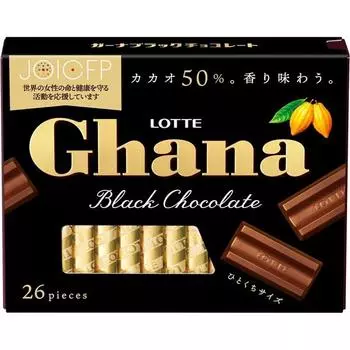 lotte Ghana Black Excellent 119 г шоколада 1