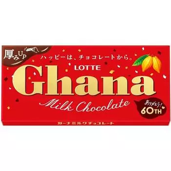lotte Ghana Milk 50 г шоколада 1
