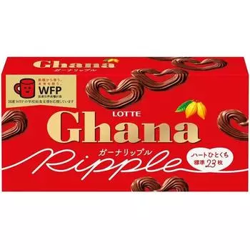 lotte Ghana Ripple 58 г шоколада 1