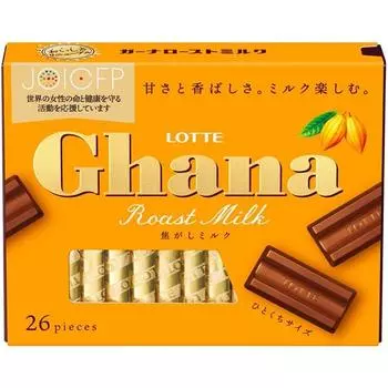 lotte Ghana Roast Milk Excellent 119 г шоколада 1