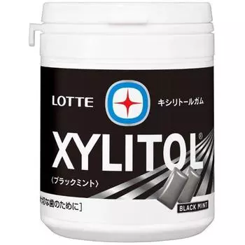 LOTTE Lotte Xylitol Gum Black Mint Family Bottle 133gЖевательная резинка с ксилитом, которая дарит приятный и продолжительный стимулирующий эффект. Жевательная резинка с ксилитом, которая дарит приятный и продолжительный стимулирующий эффект. 1