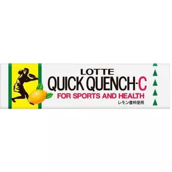 LOTTE Quick Quench-C Gum, 9 шт. Популярная жевательная резинка Quick Quench-C, впервые представленная в 1978 году, в настоящее время Популярная жевательная резинка Quick Quench-C, впервые представленная в 1