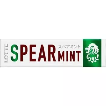LOTTE Spearmint gum 9 шт. Новая жевательная резинка Spearmint gum теперь доступна в новом качестве и de Новая жевательная резинка Spearmint gum теперь доступна в 1