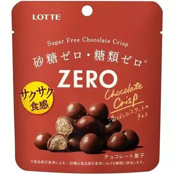 lotte Zero Sugar Free Chocolate Crisp 28 г шоколада 1