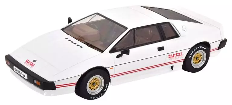 Lotus Esprit Turbo 1981 масштаба KK Готовый продукт 1/18 Белый/Красный