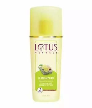 Lotus Herbal Skin Care Lemonpure Куркума и лимонное очищающее молочко 80/170 мл 80ML