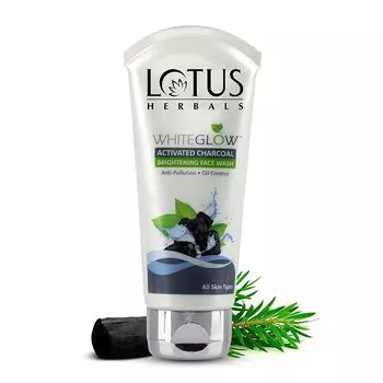 Lotus Herbals Whiteglow Осветляющее средство для умывания с активированным углем