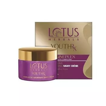 Lotus Herbals YouthRx Антивозрастной питательный ночной крем для женщин, 50г