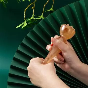 Lotus Pod Stretching Stick Facial Massage Eye Meridian Pulling and Lifting Point Head Meridian Passage General Scraping Tool