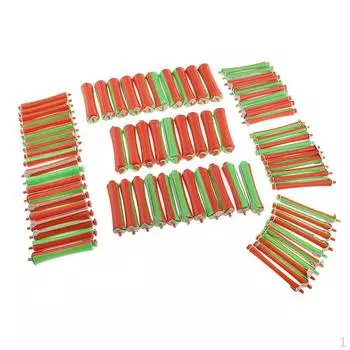 Лоты, 80 шт., пластиковые стержни для завивки волос разных размеров, парикмахерские бигуди для укладки, бигуди «сделай сам», ролики для завивки волос