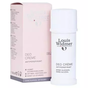 Louis Widmer Deodorant Cream Unscented 40ml