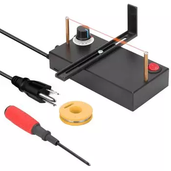 LOUJIN Ribbon Cutter электрическая машина для резки лент Горячий резак для лент 60 Вт Бесступенчатая регулировка температуры для резки плетеной атласной нейлоновой ленты
