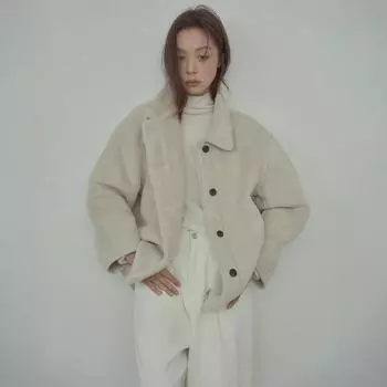 Love and Nancy 2024 Зимняя толстая замшевая и меховая куртка в стиле ретро — теплая, свободная, универсальный дизайн One Size