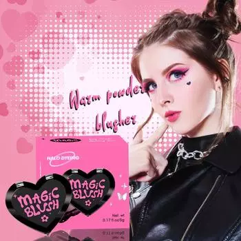 Love Blush Warm Change Blush Balm Теплый цвет не так легко выцветает Blush Balm Natural Blush Stick, 1 шт. One Size белый