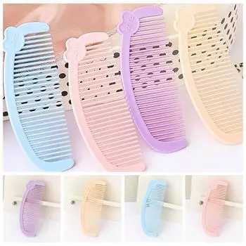 Love Cute Hair Comb Hair Care Kids Hair Brush Styling Tools Mini Comb Students розовый