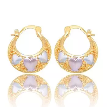 Люблю нежные маленькие серьги-кольца, модные серьги и универсальные высококачественные серьги