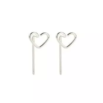 Love Ears Простые и компактные серьги на Новый год в форме сердца Летние серьги для девушек, которые можно подарить своим подругам