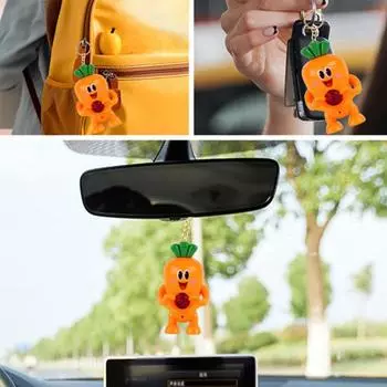 Love Gesture Carrot Toy Press Light-up I Love You Talking Carrot Toy Movable Love Heart Hand Educational Radish Toy Keychain Pendant Valentine s Carrot Set