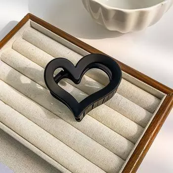 Love Grip Clips Simple Frosted Grab Hair Clip Women Small Matte Nonslip Gripping Spoon Hairpin Girls Hair Accessories