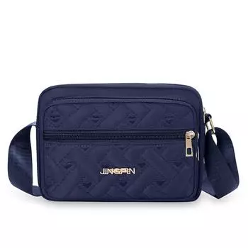 Love Heart Pattern Embroidered Crossbody Bag Elegant Woman Messenger Bag Lady