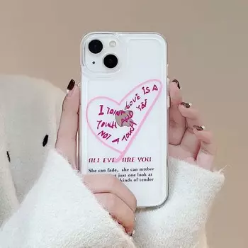 Love Letter Art Ins Мягкий силиконовый защитный чехол для телефона для Iphone 14 Pro Max Plus Xr Xsmax X 11 12 Promax 13promax Back Shell for iphone X XS