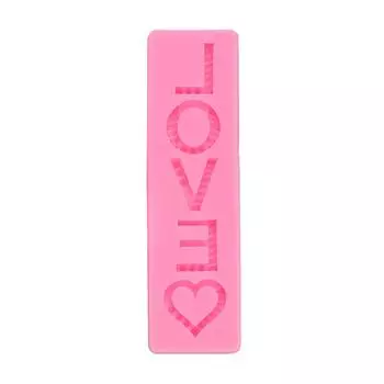 LOVE Letter силиконовые трафареты для помадки для самостоятельного изготовления сахарных сладостей шоколадные силиконовые инструменты для украшения торта