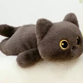 Love Little Black Cat Doll Plush Toy Healing Series Birthday Gift Daughter Children Doll