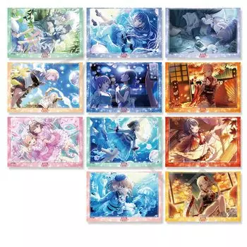Love Live! Hasunozora Girls Academy School Idol Club 6-й выпуск Коллекционные прозрачные наклейки-карточки КОРОБКА из 11 штук