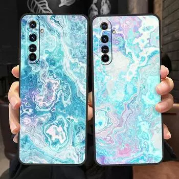 Love Marble Pattern для Realme GT Neo 2 3 Чехол для телефона Realme 9 8 5G 7 6 GT2 Pro Plus 9i 8i C21Y C21 C3 C11 C25 C35 Мягкий чехол Realme 9