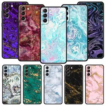love Marble Pattern Silicone Phone Case For Samsung Galaxy S23 S22 S21 S20 FE Ultra 5G S10 S10E S9 S8 Plus 10 20 Cover Bumper Samsung S20