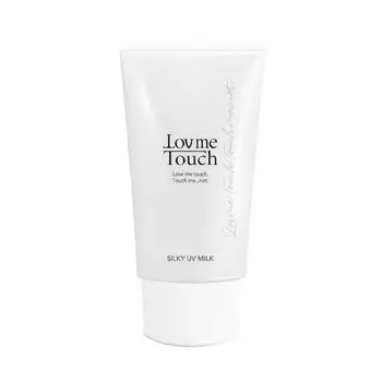 Love Me Touch Silky UV Milk 50 г Солнцезащитный крем Не поглощает УФ-излучение Уход за кожей Протестировано на младенцах Защита от УФ-излучения Фуллерен Керамид Защита от УФ-излучения Eri Uehara SPF50+