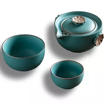 LOVE MIYABI Travel tea set for 2 easy to enjoy delicious tea for for Chinese mountain 2 tea good comes with a special protective portable tea travel