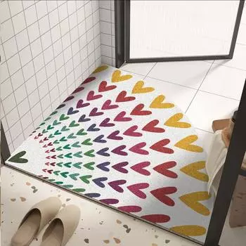 Love нескользящий коврик для душа ванная комната полая сетка кристалл нижний дренаж специальный коврик против падения 60*60