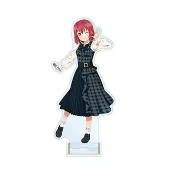 Love Original Illustration Ruby Kurosawa Check One Piece Costume Extra Large Acrylic Stand Live! Sunshine!! Ver.