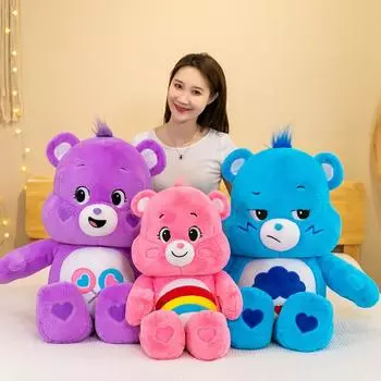 Love Rainbow Bear Sweet Dream Bear плюшевая игрушка кукла для девочек подарок кукла игрушка-компаньон Sitting height 27 cm [0.3kg] синий