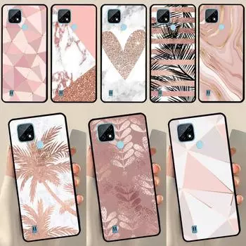 Love Rose Gold Style для Realme GT Neo 2 3 Master 8i 9i 8 9 Pro Plus C35 чехол для OnePlus 9 10 Pro 9R 10R Nord2 OnePlus 9R