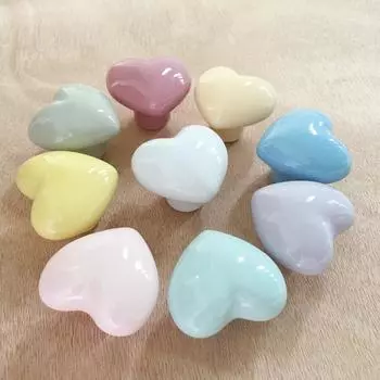 Love Shape Дети используют садовую дверь, милые ручки для шкафа, дверные ручки для шкафа