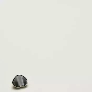 Love small buttons imitation shell metal buttons knitted cardigan sleeve collar buttons small fragrant women s sweater suit buttons 1 #[15mm love Phnom Penh imitation shell black]