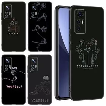 Love Yourself Art черный силиконовый чехол для телефона Xiaomi Mi 9 SE 8 10T 11 12 13 Lite 9T 11T 12S 12T 13T 14 Pro 5G NE 11i 12X XIaomi 13T 5G
