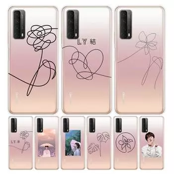 Love Yourself Flower Kpop для Huawei Y9S Y6S Y8S Y9A Y7A Y8P Y7P Y5P Y6P Y7 Y6 Y5 Pro Prime 2020 2019 Мягкий чехол для телефона Y5 2019