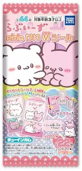 Loveies эмо милые двойные наклейки 20 штук конфеты игрушки/жвачка