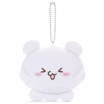 Loveies Mocchi-Mocchi- талисман на цепочке из шариков Sumoppi (счастливый) Ширина плюшевой игрушки примерно 11 см.