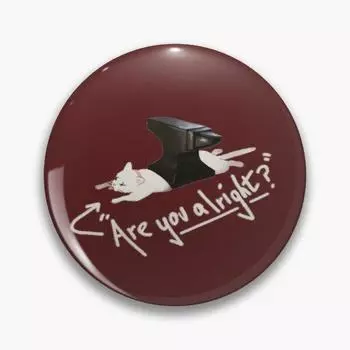 Lovejoy Are You Alright, персонализируемая мягкая пуговица, булавка, украшение, модная одежда, значок, металлическая брошь, подарок, милая женская булавка на лацкан