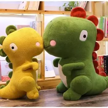 Милая мягкая плюшевая игрушка-динозавр, кукла, детская игрушка, подушка, подарок на день рождения 30cm зелёный